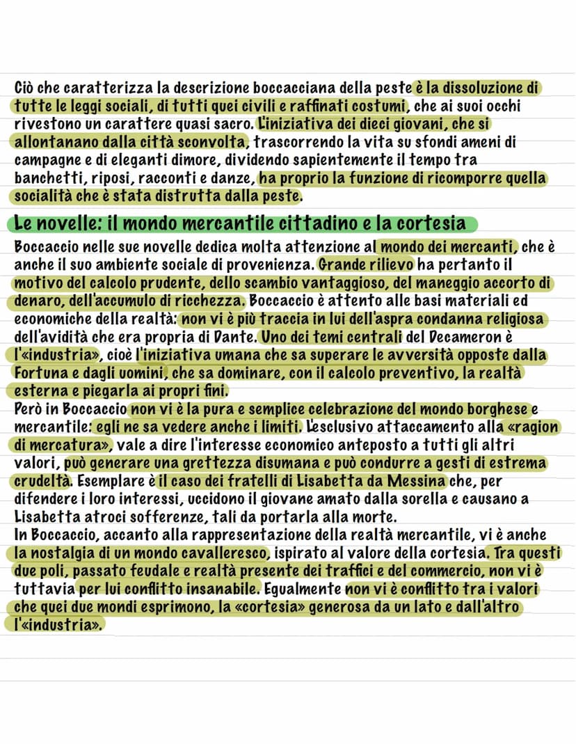 Giovanni Boccaccio
Nacque nel 1313 a Certaldo. Fu avviato ai primi studi a
Firenze. Nel 1327 il padre si recò a Napoli in qualità di
socio d