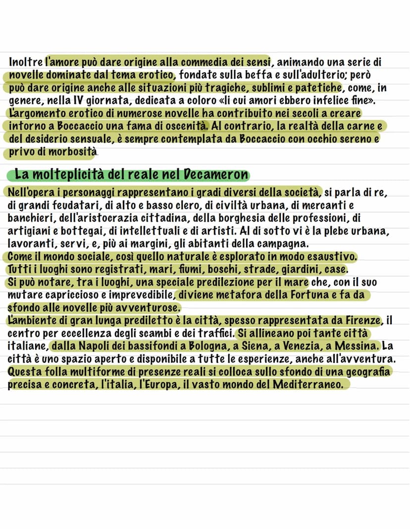 Giovanni Boccaccio
Nacque nel 1313 a Certaldo. Fu avviato ai primi studi a
Firenze. Nel 1327 il padre si recò a Napoli in qualità di
socio d