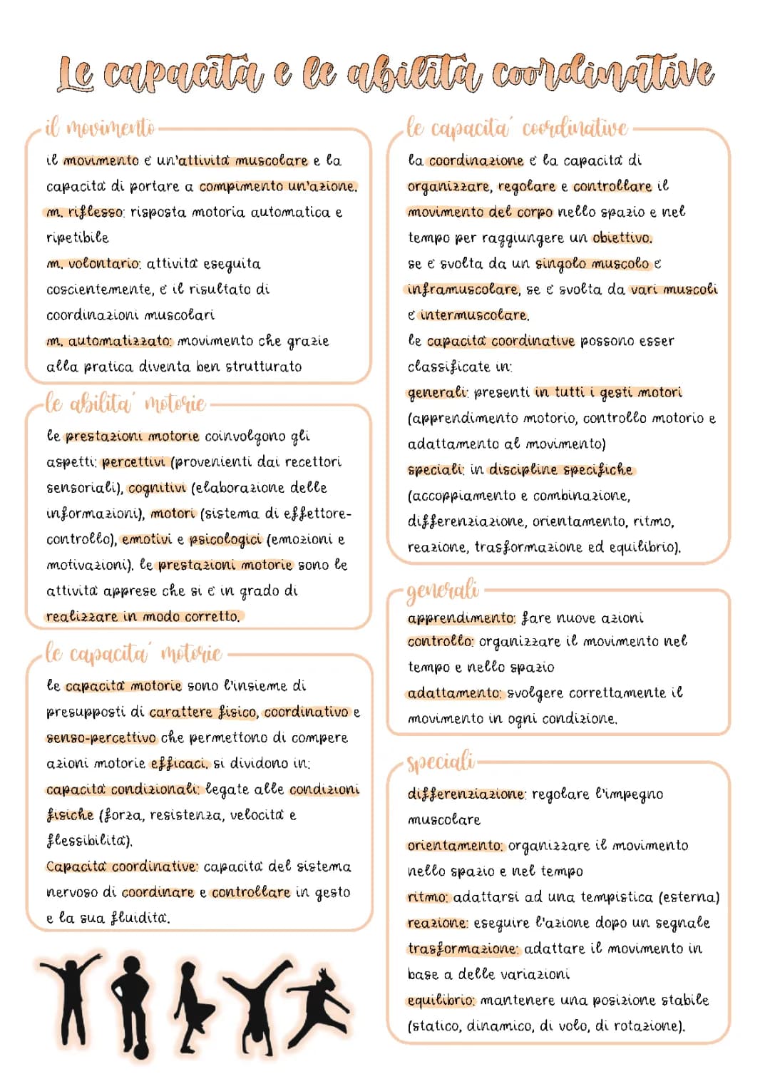 Capacità Coordinative Generali e Speciali: Tutto sulle Abilità Motorie
