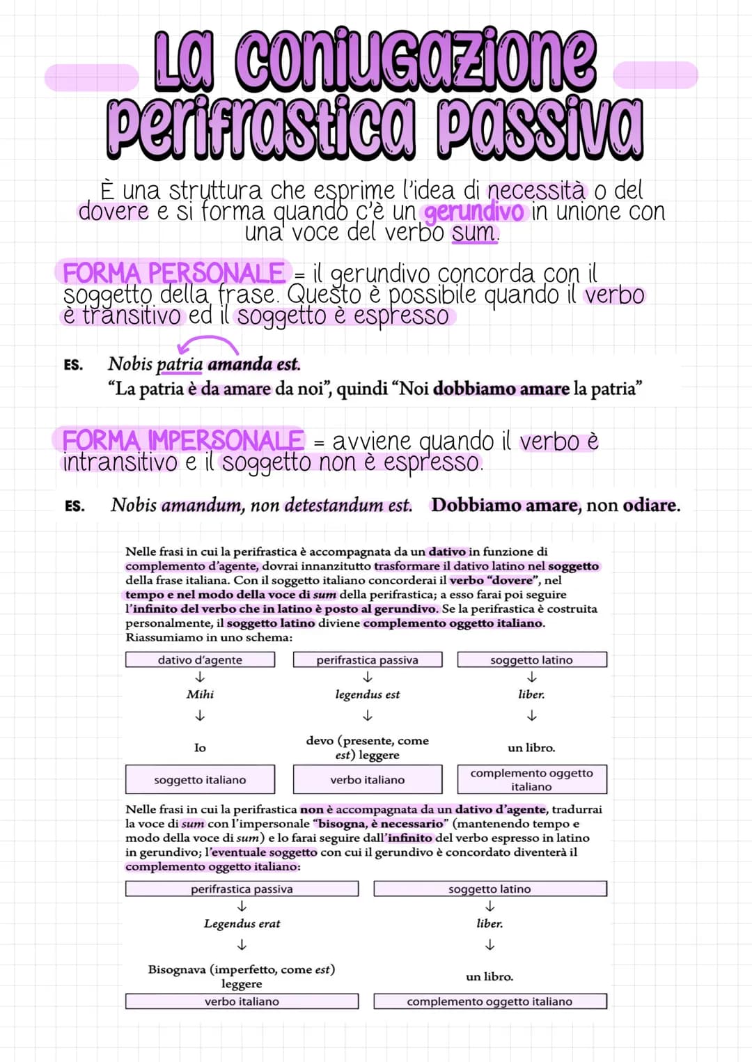 il Gerundio
In latino il gerundio è un sostantivo verbale che viene
utilizzato per esprimere la declinazione dell'infinito presente
attivo. 