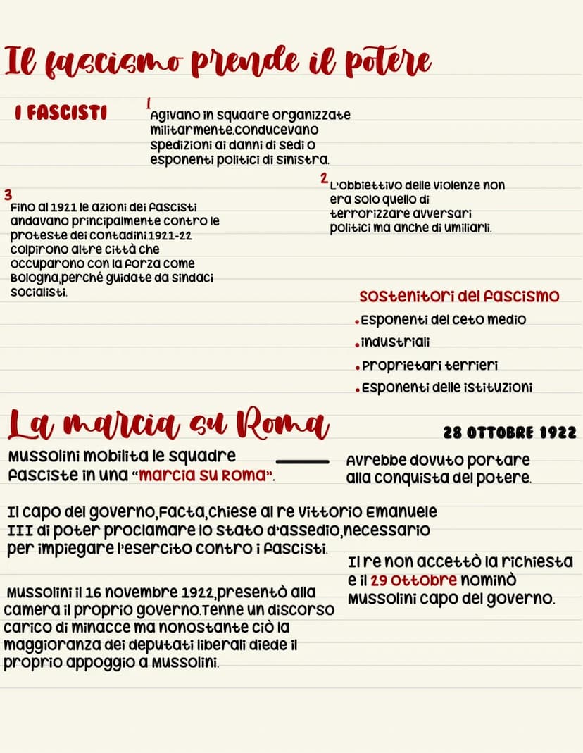 Il fascismo
∙Dopoguerra
senso di delusione per gli
esiti del conflitto.
Vittoria mutilata
L'Italia pur rientrando tra le nazioni vincitrici
