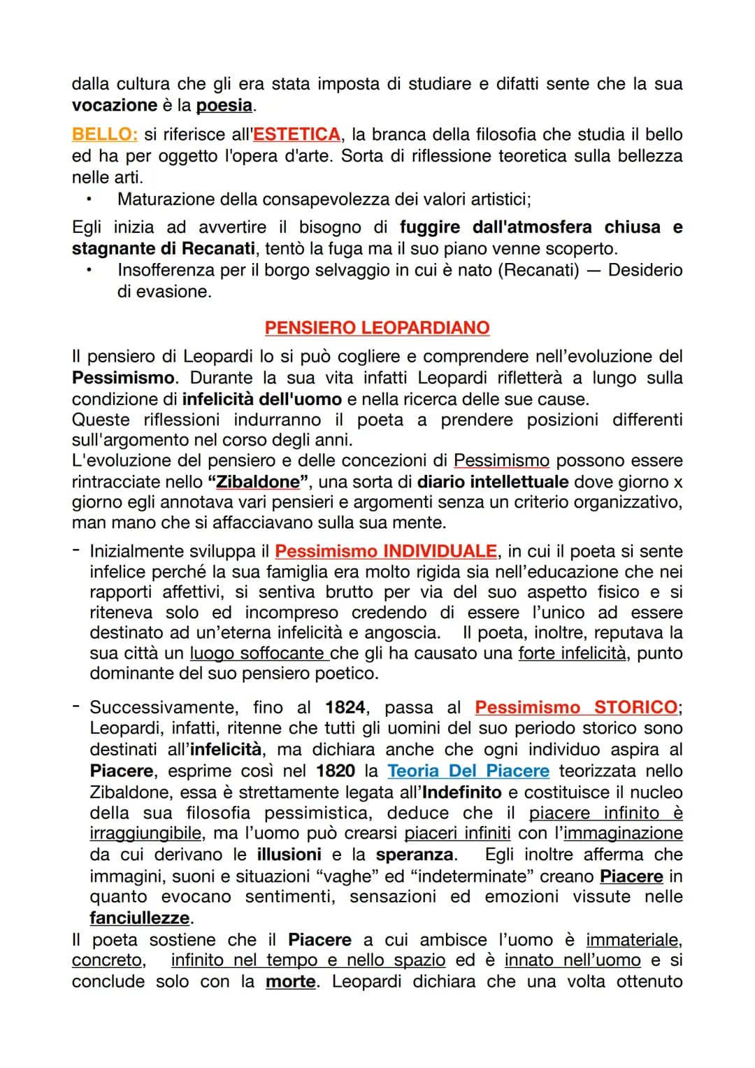 
<p>Giacomo Leopardi è considerato uno dei più grandi autori dell'800 grazie al suo pensiero rivoluzionario nell'ambito letterario e filosof