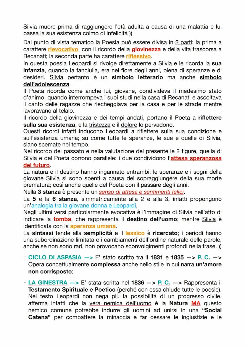 
<p>Giacomo Leopardi è considerato uno dei più grandi autori dell'800 grazie al suo pensiero rivoluzionario nell'ambito letterario e filosof