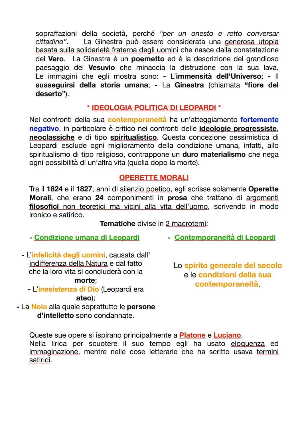 
<p>Giacomo Leopardi è considerato uno dei più grandi autori dell'800 grazie al suo pensiero rivoluzionario nell'ambito letterario e filosof