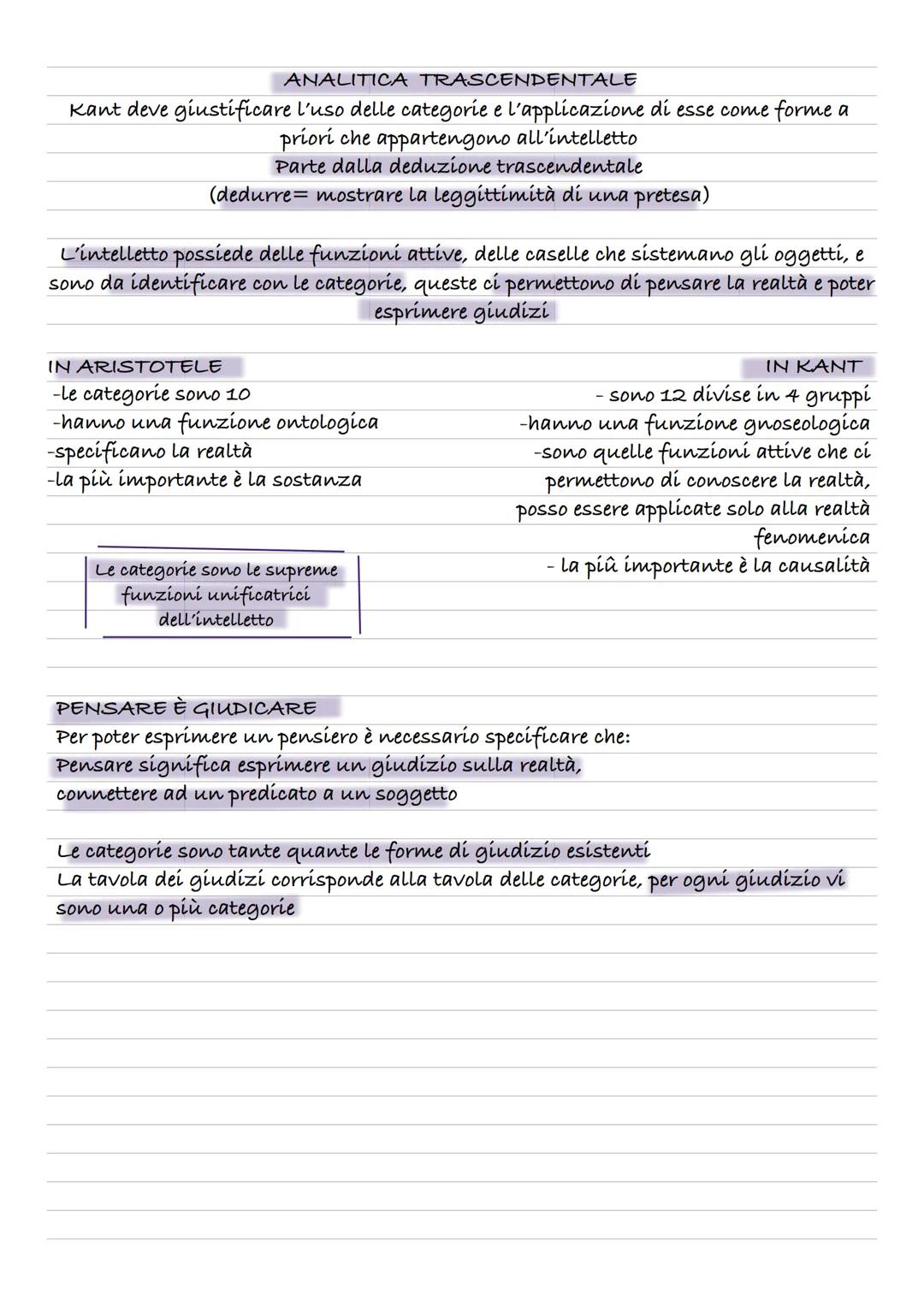 CRITICISMO
valutare, analizzare e soppesa le
capacità e i limiti delle esperienze
umane
(segue gli empiristi ragione-
esperienza)
LA FILOSOF