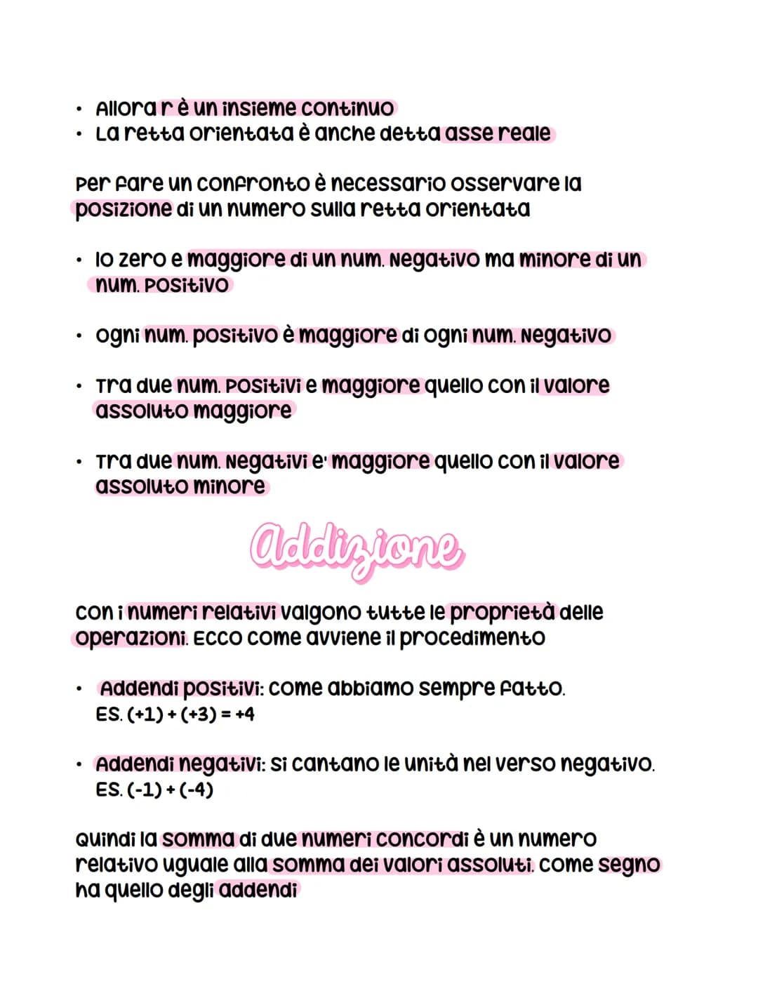 Inument relativi
I
I numeri relativi sono i numeri positivi, negativi e lo o.
POSSiamo raggrupparli in insiemi numerici
Insieme numeri inter