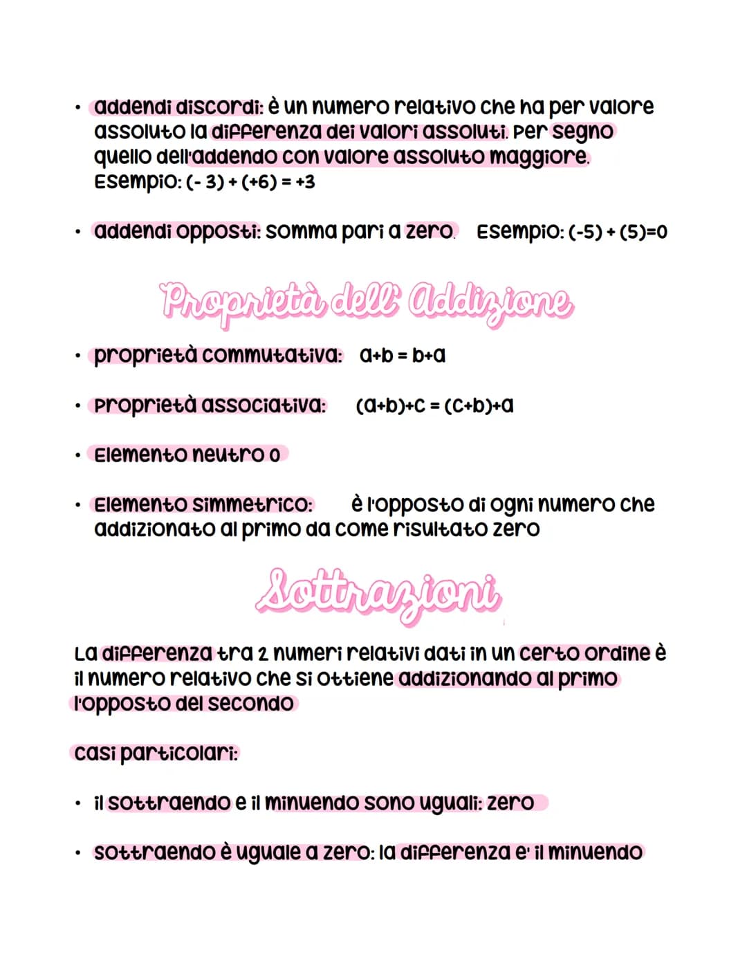 Inument relativi
I
I numeri relativi sono i numeri positivi, negativi e lo o.
POSSiamo raggrupparli in insiemi numerici
Insieme numeri inter