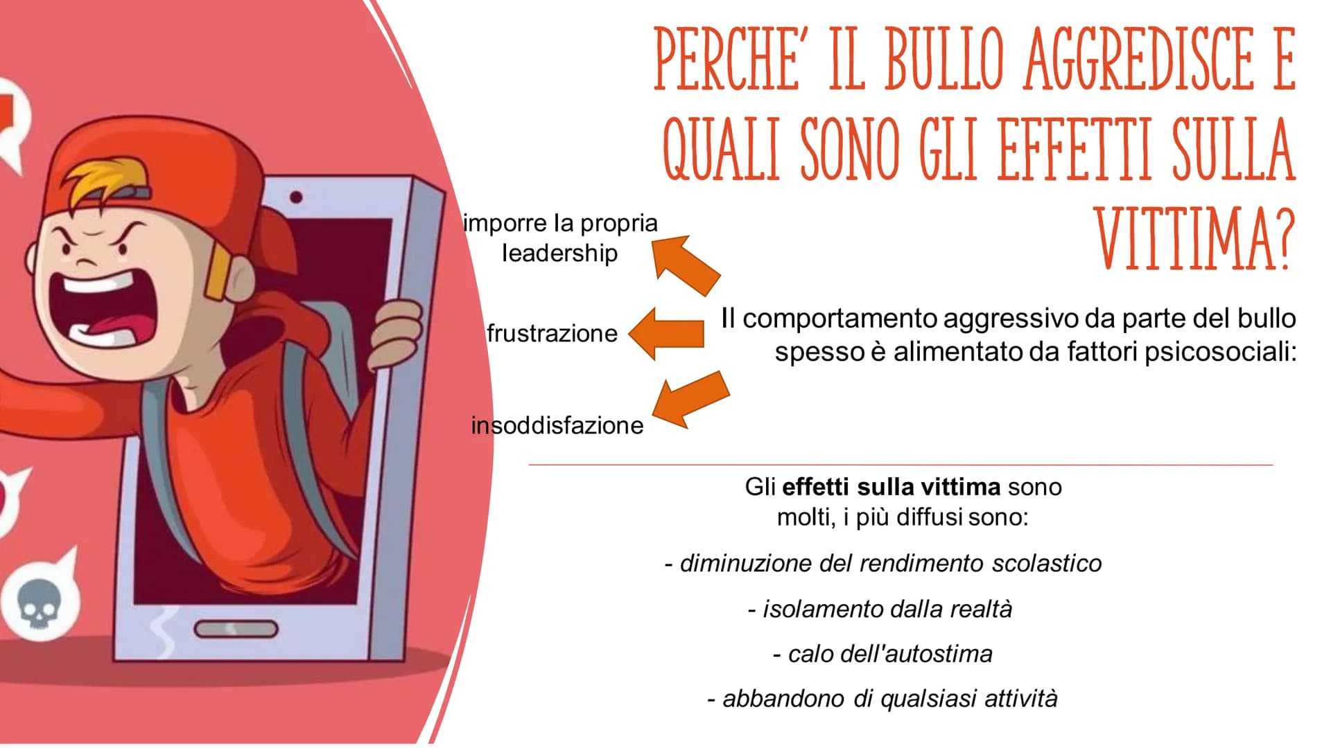 IL CYBERBULLISMO
- - CHE COS'E' E COME
SI MANIFESTA?
Il cyberbullismo è una
forma di aggressione
ripetuta che avviene
online attraverso cana