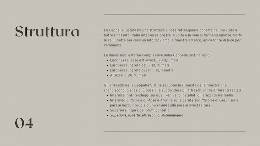 Cappella Sistina
4^B Linguistico, Liceo G. Bagatta
A.S. 2022/2023
R₂
Marta Gazzaretti, Anna Linzalone,
Sofia Masseroli, Aurora Paganini,
Tom