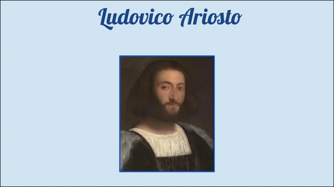Ludovico Ariosto e l'Orlando Furioso