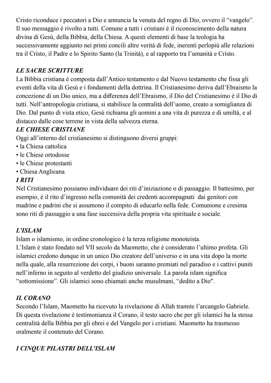 SOPRANNATURALE, MAGIA E RELIGIONE
La magia è legata al mondo arcaico, mentre la religione riguarda anche l'uomo contemporaneo
in qualunque p