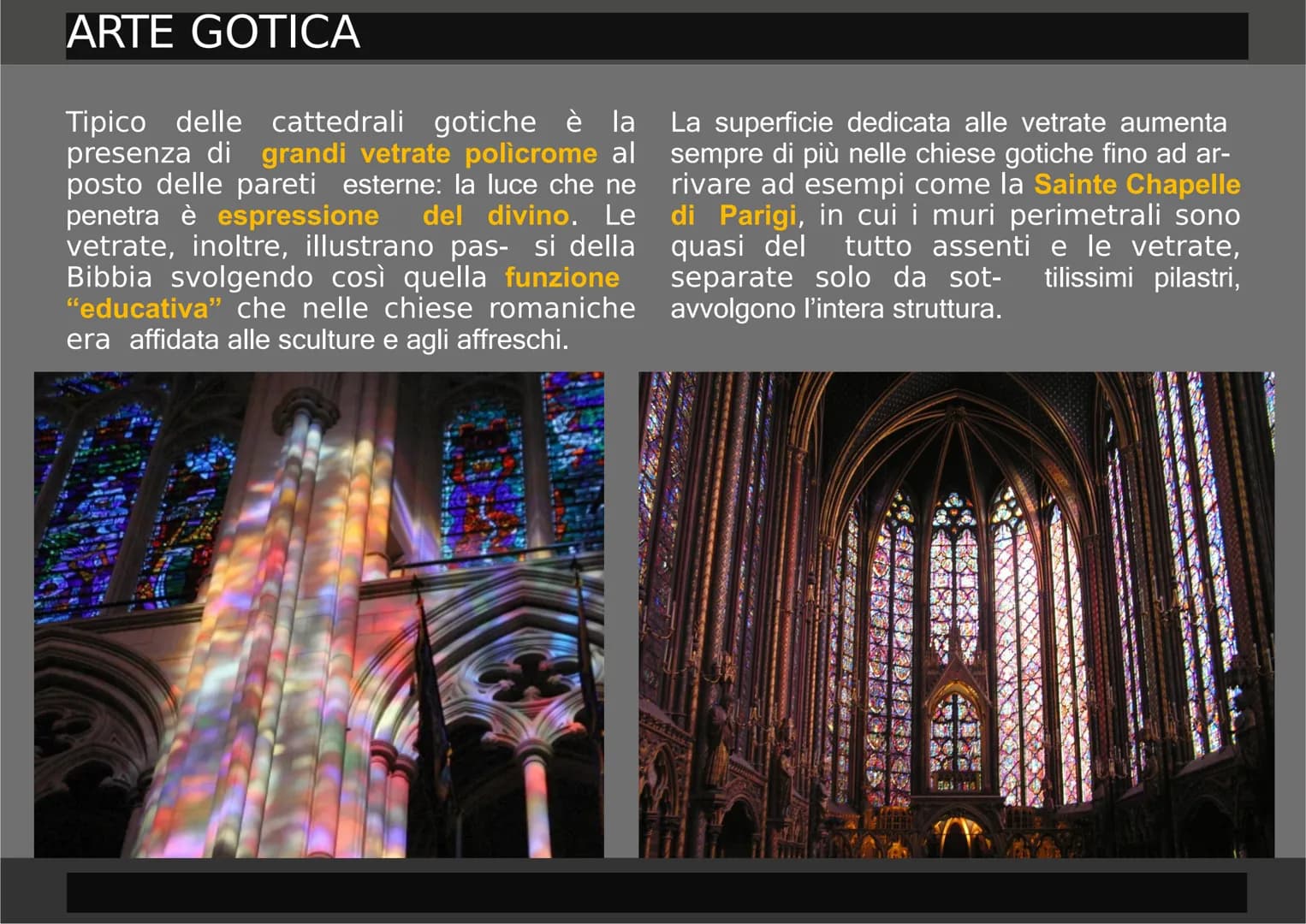 ARTE GOTICA
F
啊 ARTE GOTICA
IL NUOVO STILE
CHE VIENE DAL NORD
A partire dal XII secolo, in Europa si
forma-
no le grandi monarchie
nazionali