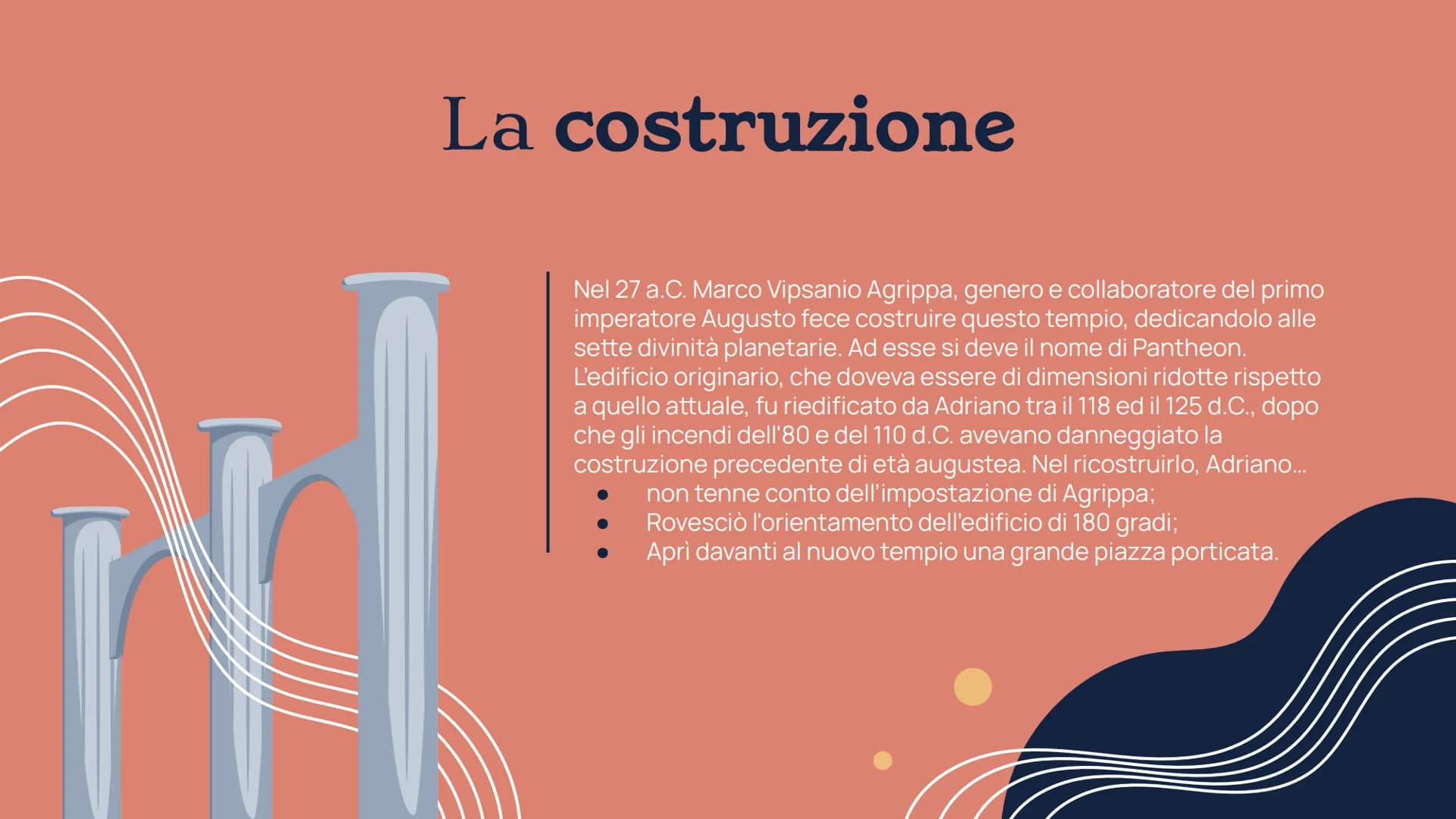 Il Pantheon
di Roma
Lukrezia Ferrazzuolo, Diana Mircescu e
Matilde Venturi
BUBBBB
TUU
M'AGRIPPA L·F·COS TERTIVM FECIT
www Indice dei contenu