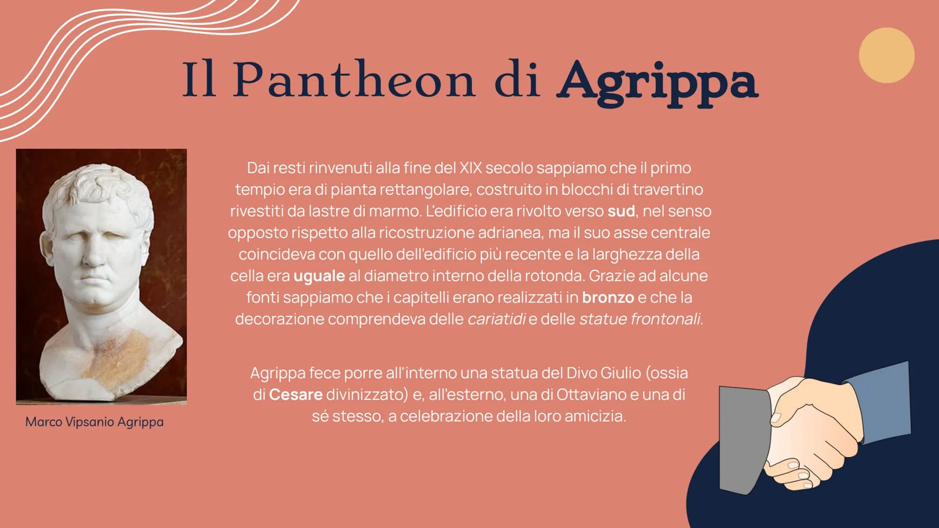 Il Pantheon
di Roma
Lukrezia Ferrazzuolo, Diana Mircescu e
Matilde Venturi
BUBBBB
TUU
M'AGRIPPA L·F·COS TERTIVM FECIT
www Indice dei contenu