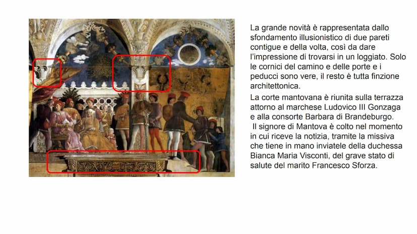 ●
●
●
Andrea Mantegna
1431-1506
Formazione presso la bottega di F. Squarcione (artista molto
discusso e appassionato arte antica), per sfrut
