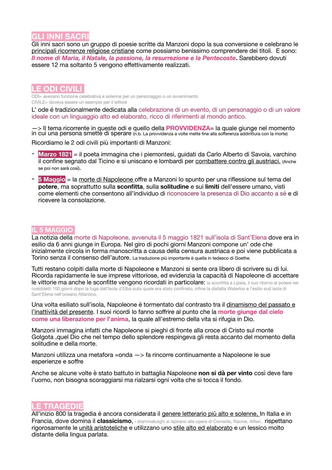 ALESSANDRO MANZONI
LA VITA
Alessandro Manzoni nasce nel 1785 a Milano la madre è Giulia Beccaria, figlia
dell' illuminista Cesare Beccaria (