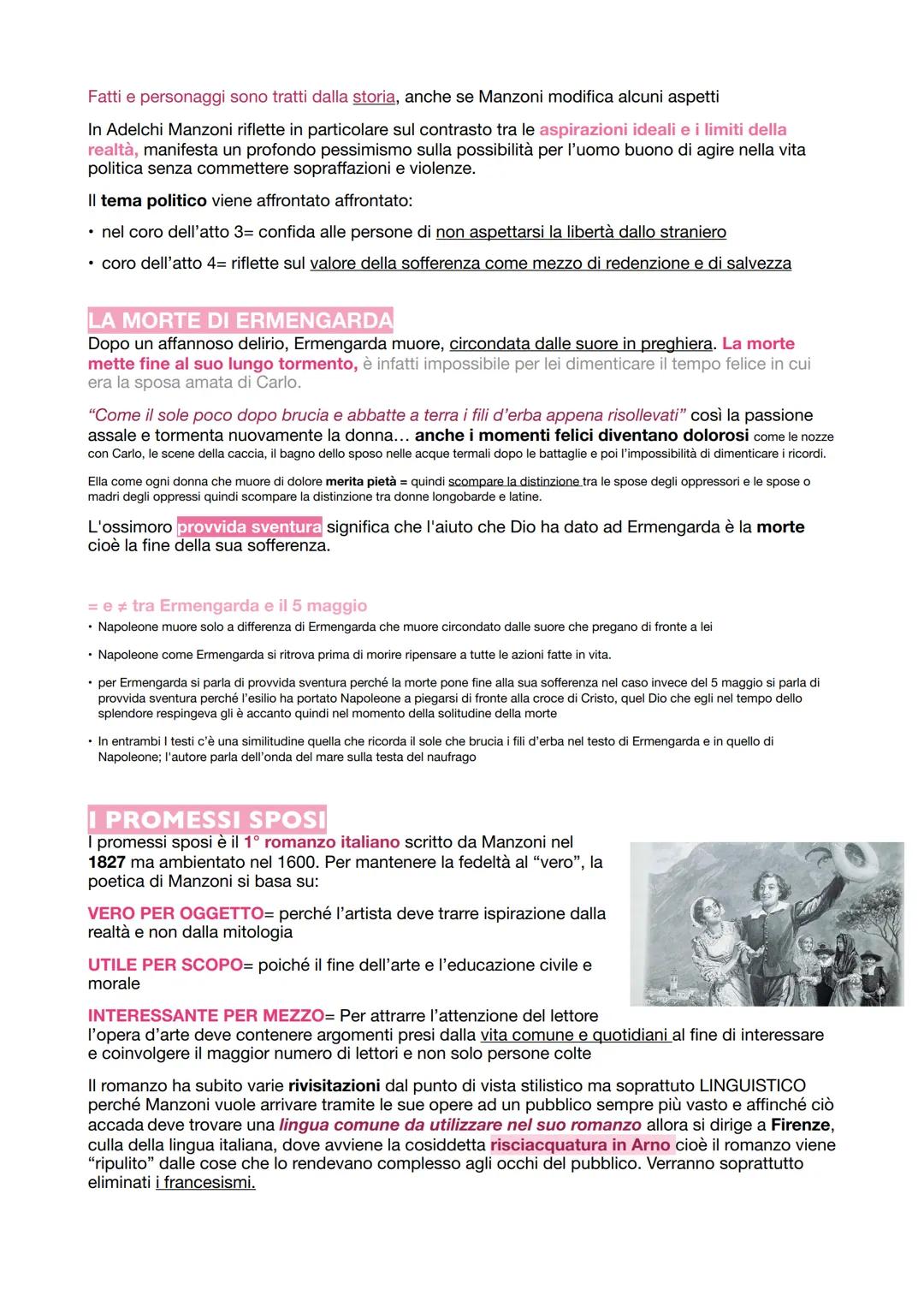 ALESSANDRO MANZONI
LA VITA
Alessandro Manzoni nasce nel 1785 a Milano la madre è Giulia Beccaria, figlia
dell' illuminista Cesare Beccaria (