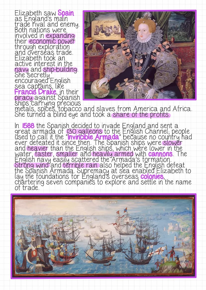 The Tudors
The Tudors ruled England for almost 120 years;
during this period England began to establish its
naval supremacy and founded the 