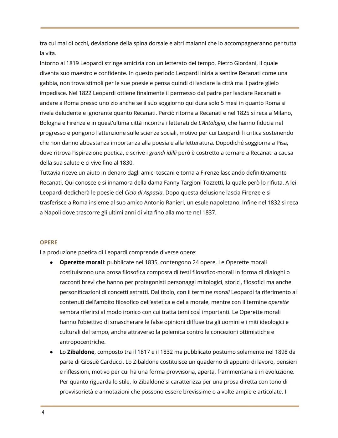 Il Romanticismo - Alessandro Manzoni e Giacomo Leopardi
CARATTERI GENERALI DEL ROMANTICISMO
Il romanticismo è una corrente filosofica, lette