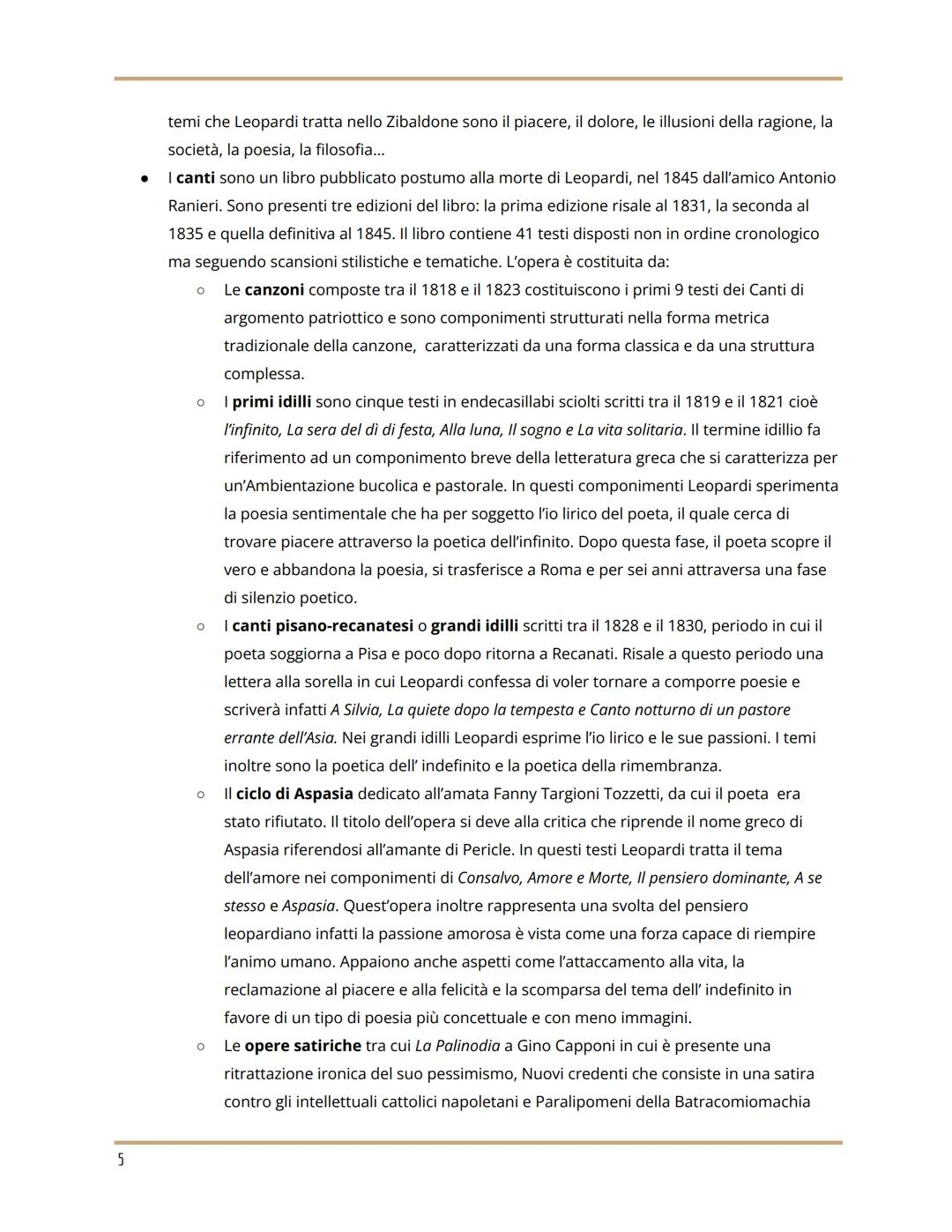 Il Romanticismo - Alessandro Manzoni e Giacomo Leopardi
CARATTERI GENERALI DEL ROMANTICISMO
Il romanticismo è una corrente filosofica, lette