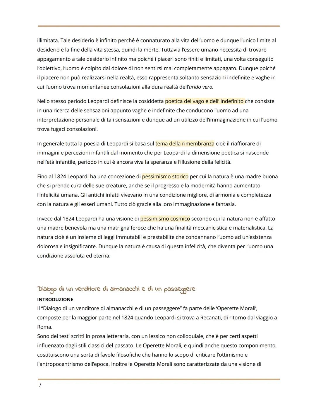 Il Romanticismo - Alessandro Manzoni e Giacomo Leopardi
CARATTERI GENERALI DEL ROMANTICISMO
Il romanticismo è una corrente filosofica, lette