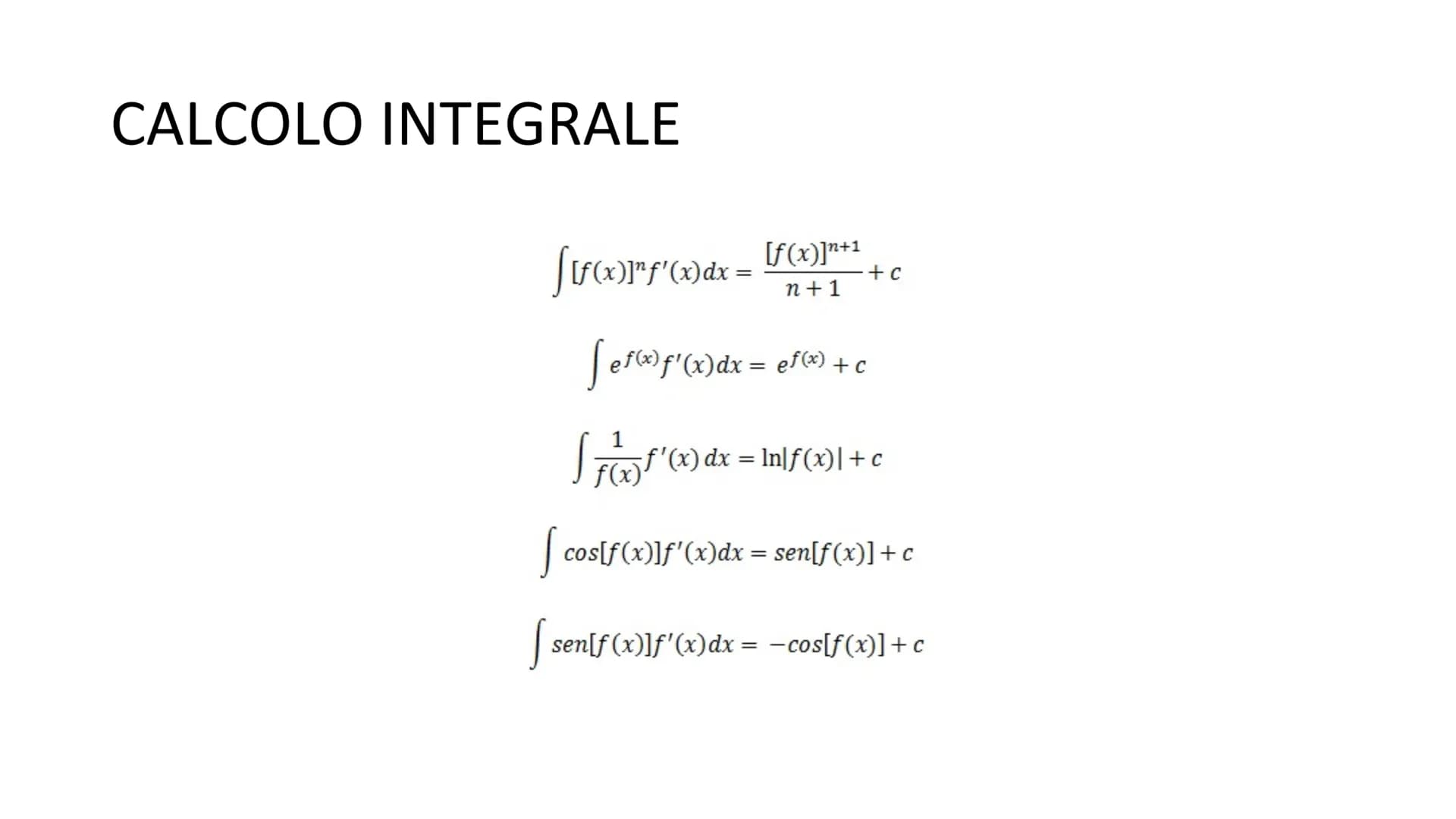 FABRIZIO CAVA CL. 5AE
INTEGRALI
DEFINITI, CALCOLO AREE, CALCOLO INTEGRALE, INDEFINITI INTEGRALI DEFINITI
Data una funzione f(x), l'integrale