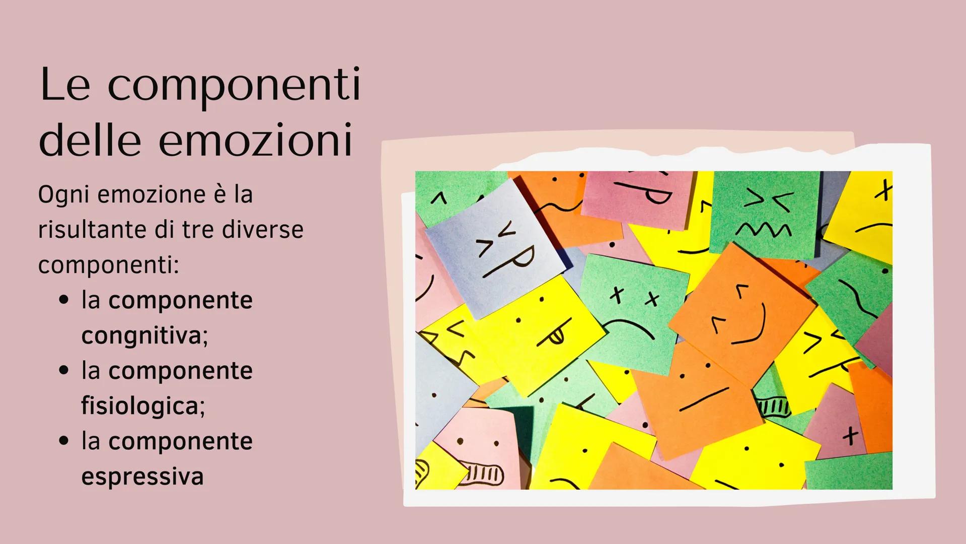 LE EMOZIONI la felicità
l'ansia
la tristezza
Le emozioni sono un
vantaggio o uno svantaggio?
la rabbia
?
la sorpresa L'aspetto delle
cose ca
