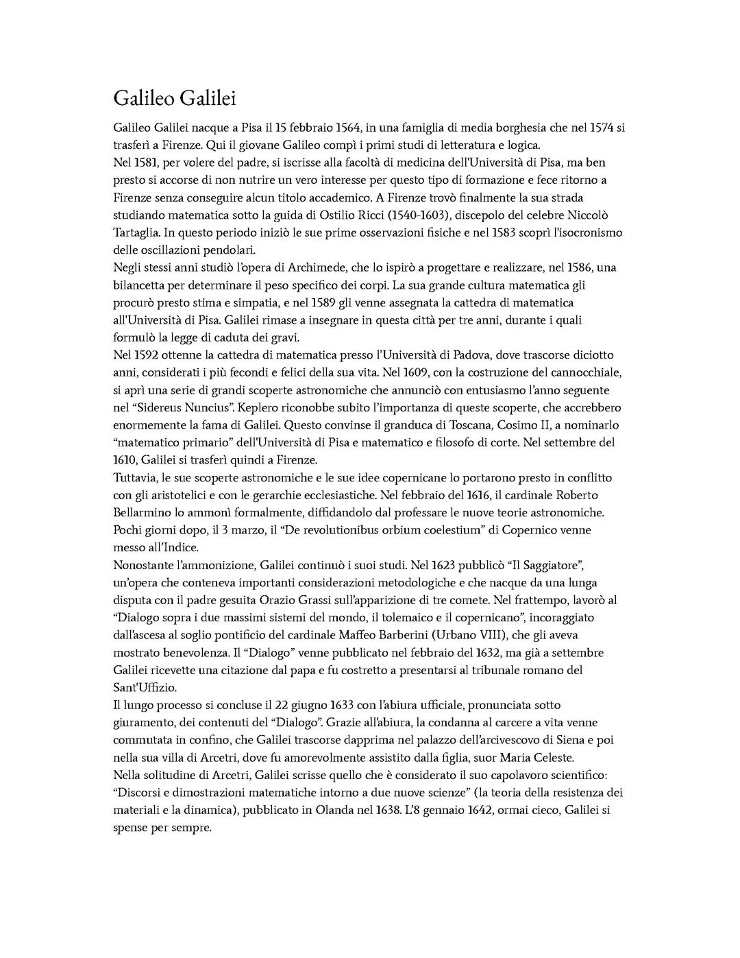 Galileo Galilei