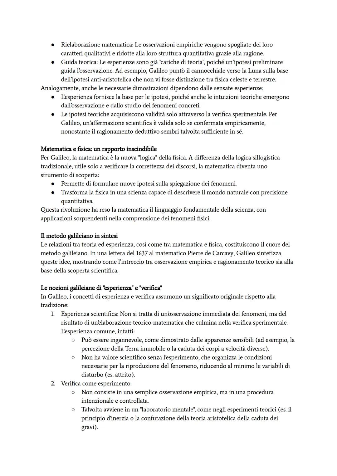 Galileo Galilei
Galileo Galilei nacque a Pisa il 15 febbraio 1564, in una famiglia di media borghesia che nel 1574 si
trasferì a Firenze. Qu