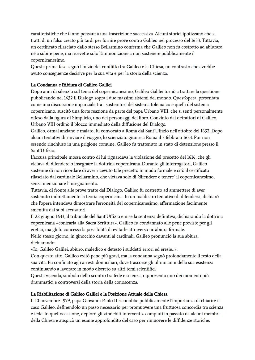 Galileo Galilei
Galileo Galilei nacque a Pisa il 15 febbraio 1564, in una famiglia di media borghesia che nel 1574 si
trasferì a Firenze. Qu