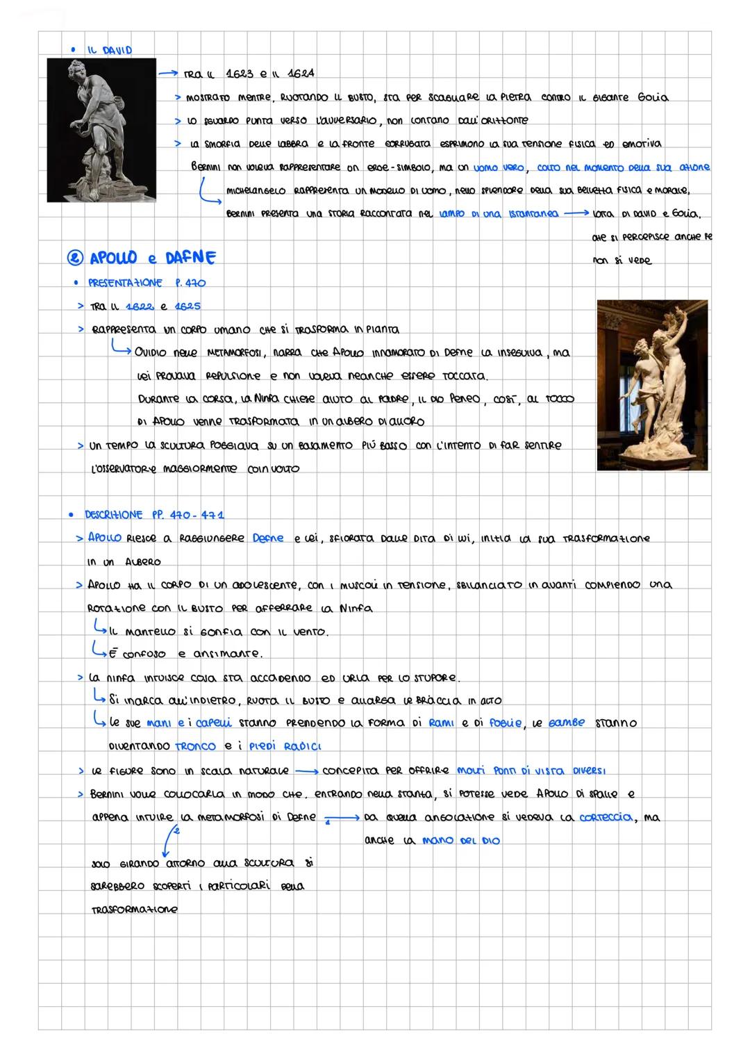 # Bernini

1I PRIMI CAPOLAVORI

*   LA FORMAZIONE P. 468

> Gratie a 6Giovan Lorento Bernini nasce & BAROCCO a Roma Dorante si anni Venti,

