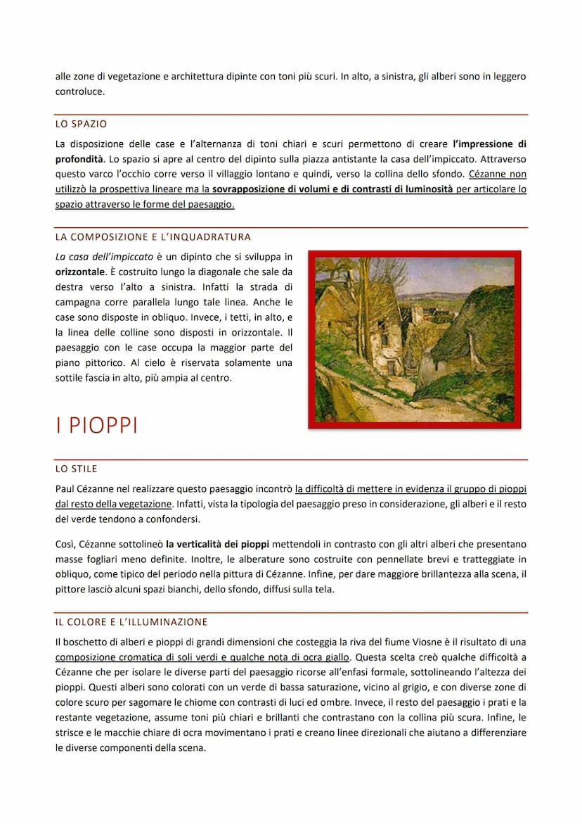 POST-IMPRESSIONISMO: CEZANNE
Dopo il primo "impulso rivoluzionario" dell'Impressionismo, nell'ultimo ventennio dell'Ottocento l'arte
europea