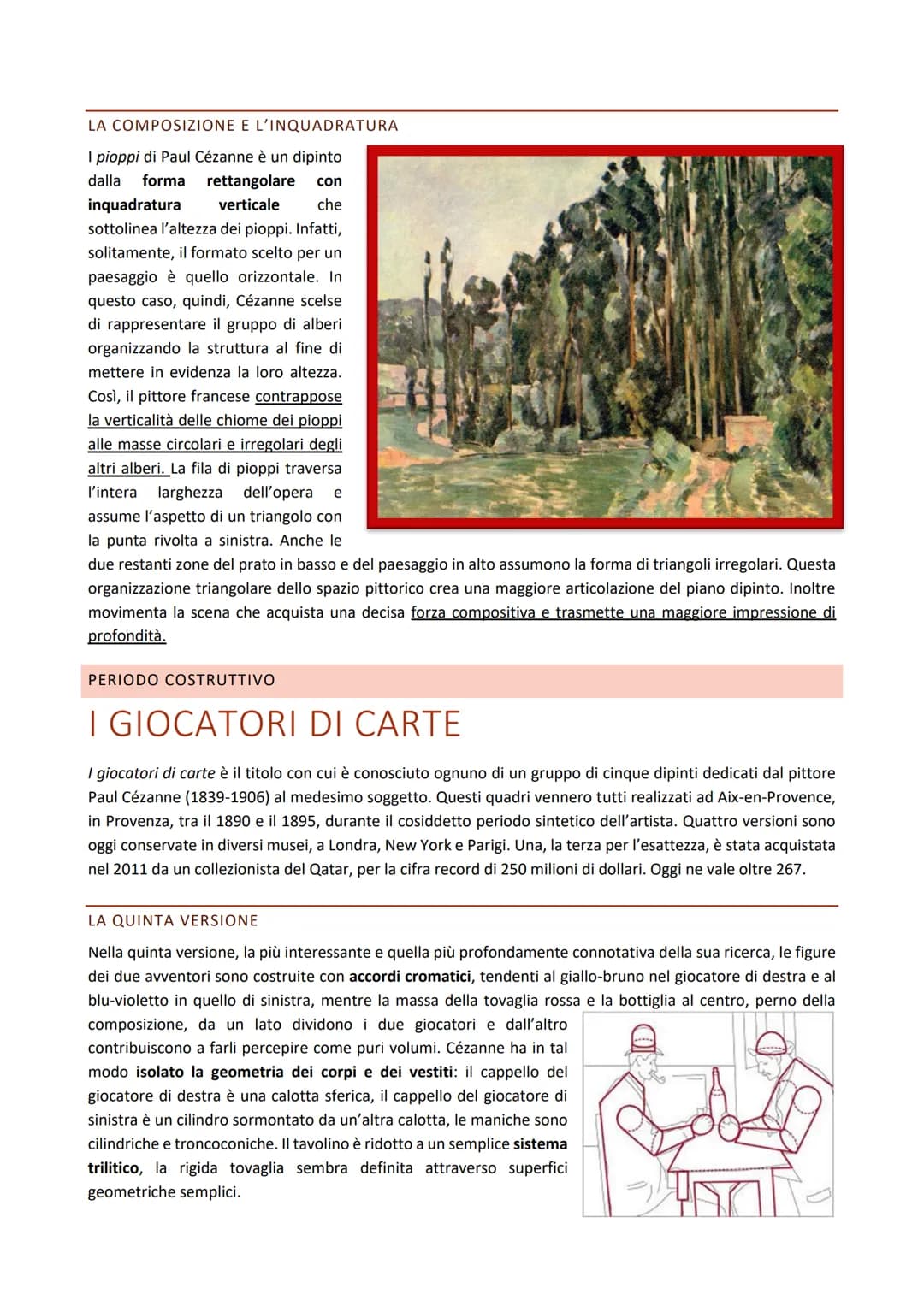 POST-IMPRESSIONISMO: CEZANNE
Dopo il primo "impulso rivoluzionario" dell'Impressionismo, nell'ultimo ventennio dell'Ottocento l'arte
europea