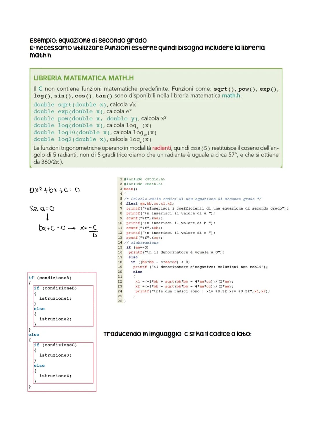 Ripetizione informatica
Tutti i programmi si basano sul seguente schema:
Dati di ingresso
(Input)
Istruzione
(Elaborazione)
Tradotto in paro
