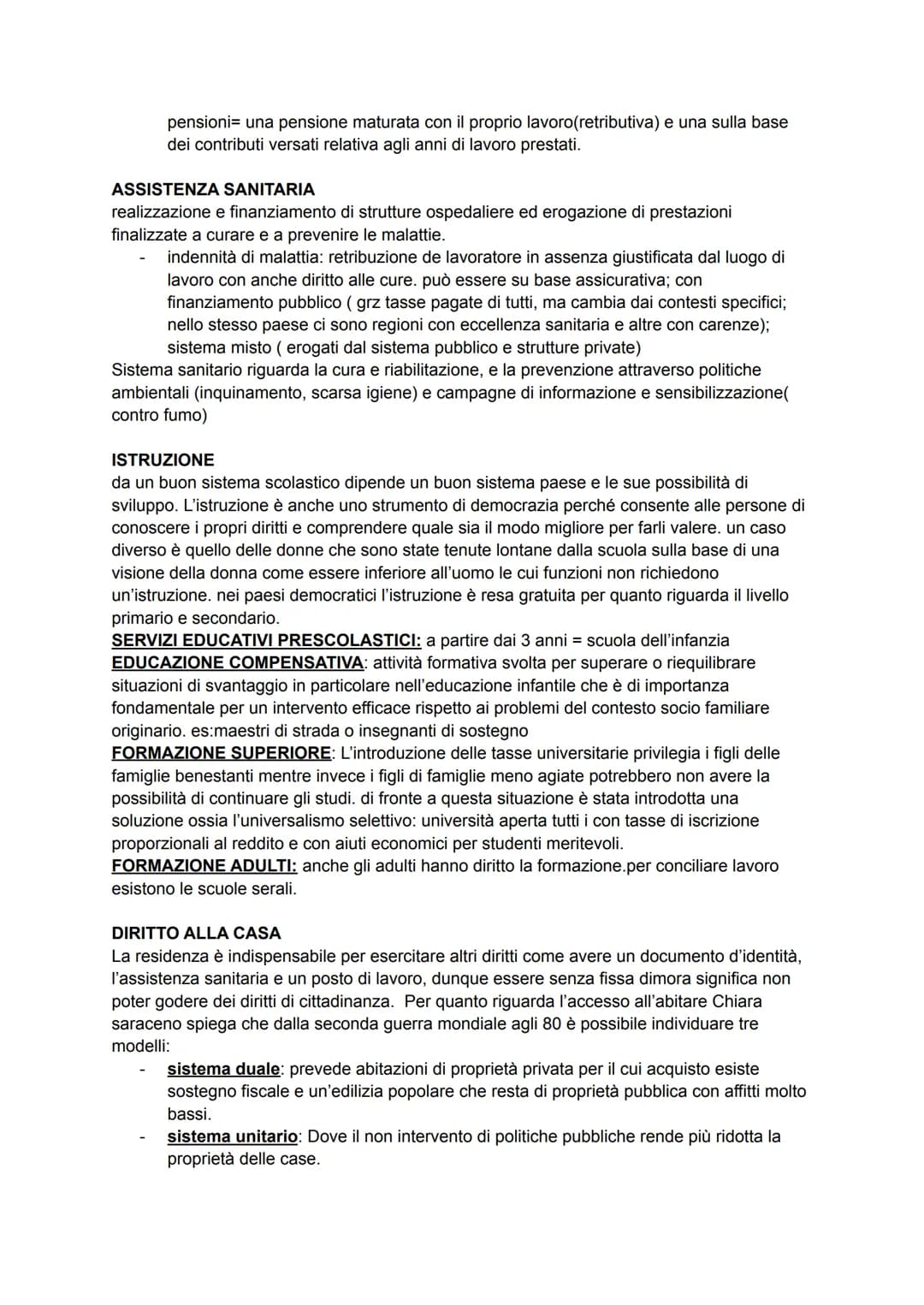 CHE COS'E IL WELFARE?
Welfare State o stato sociale è un insieme di politiche pubbliche, dirette a migliorare le
condizioni di vita garanten
