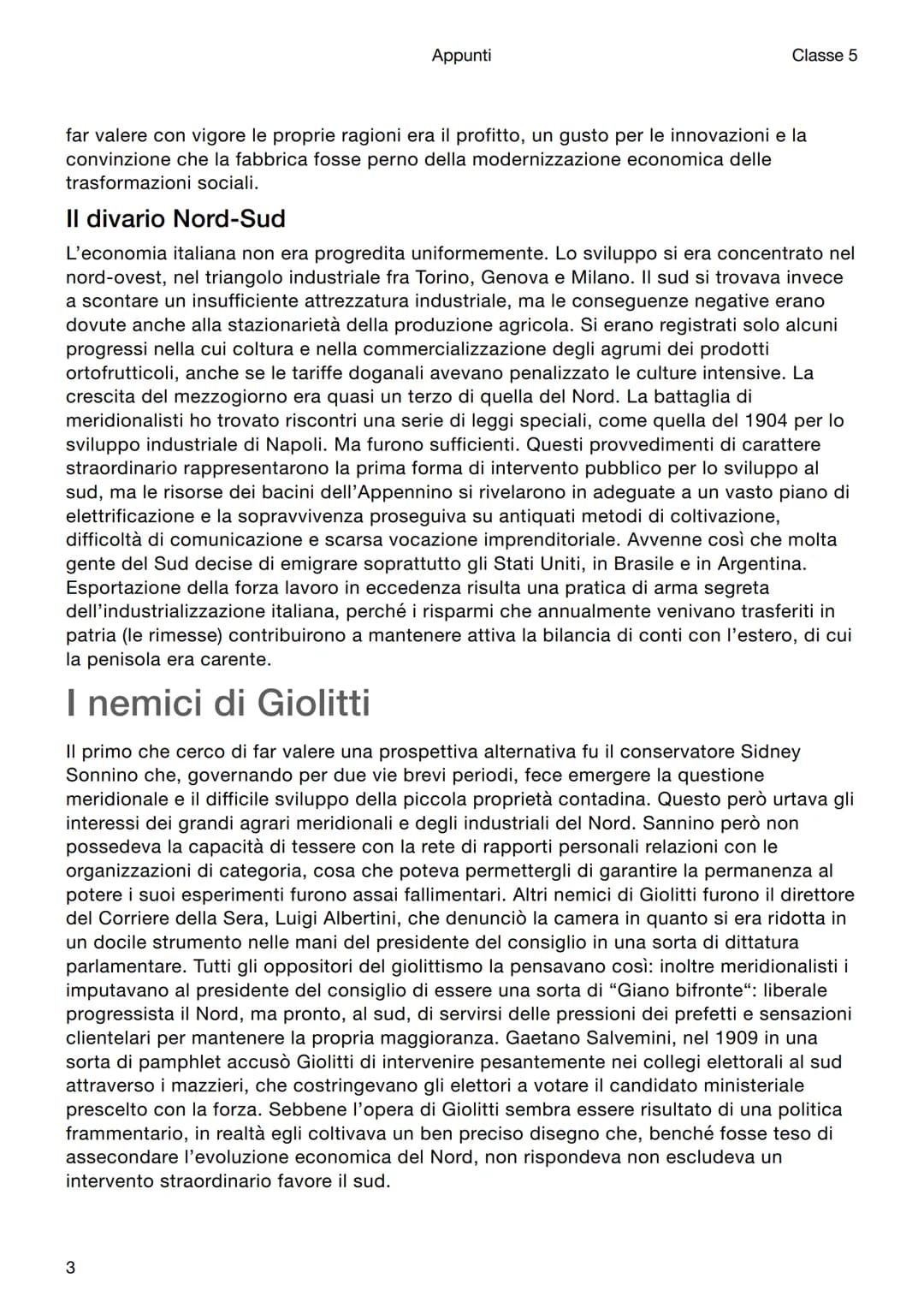 Appunti
Classe 5
Storia
L'età giolittiana
Introduzione
Morto Umberto I sale al trono il giovane Vittorio Emanuele III, che fu raggiunto dall