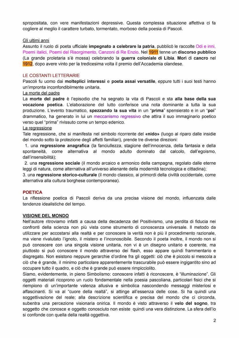 GIOVANNI PASCOLI
PERCHÉ PASCOLI È UN CLASSICO?
1.Perché è il maggiore rappresentante italiano della poesia simbolista.
2. Perché come nessun