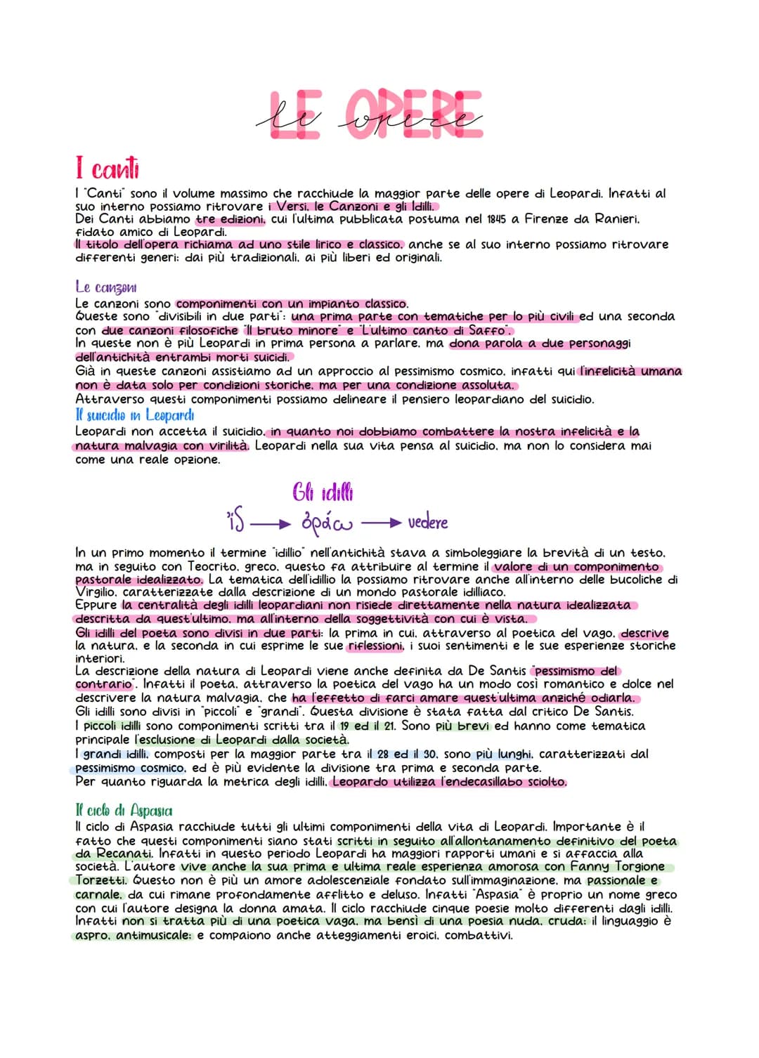 hopardi
La vita - dalla nascita agli studi di erudizione
Giacomo Leopardi nasce nel 1798 a Recanati. presso le Marche.
Figlio del conte Mona