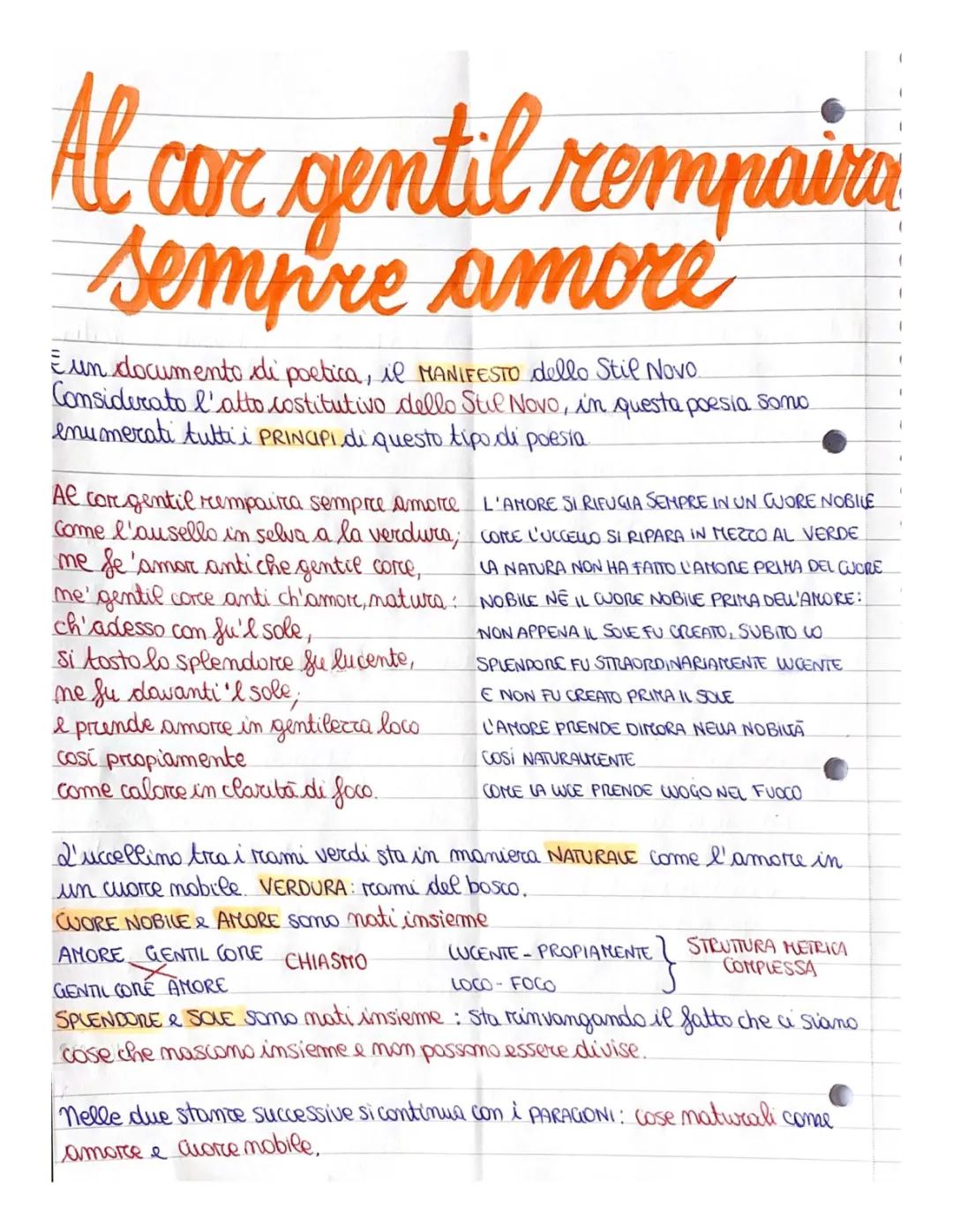 Al cor gentil rempaira sempre amore