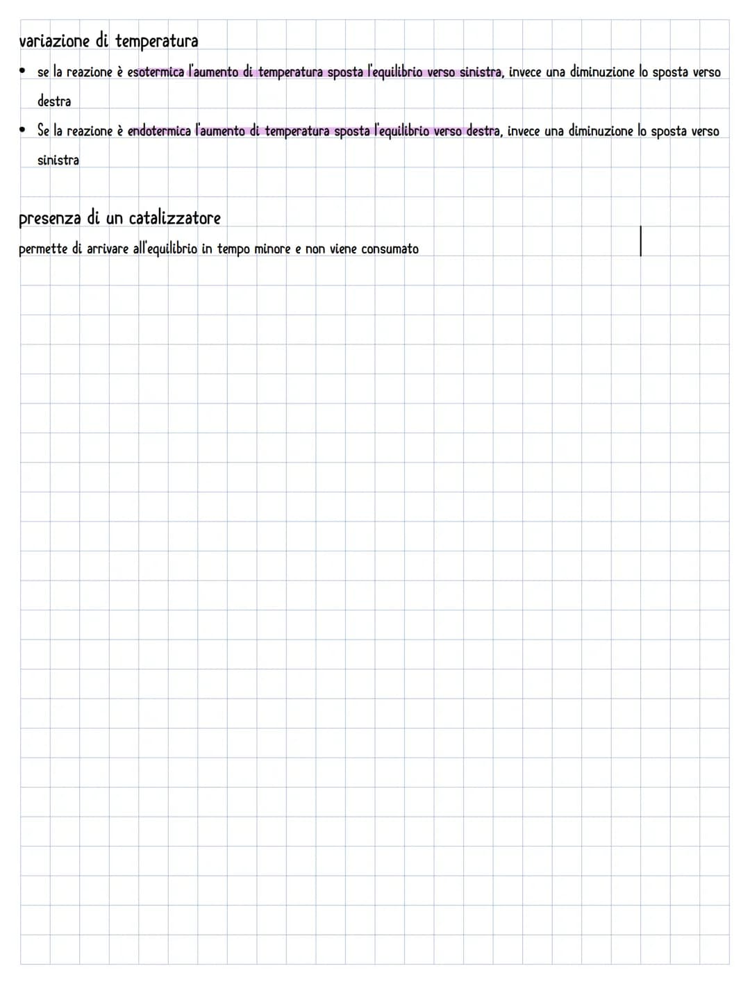 L'equilibrio chimico
Una reazione chimica può essere:
• reversibile quando avviene in una sola direzione
• irreversibile quando avviene in e