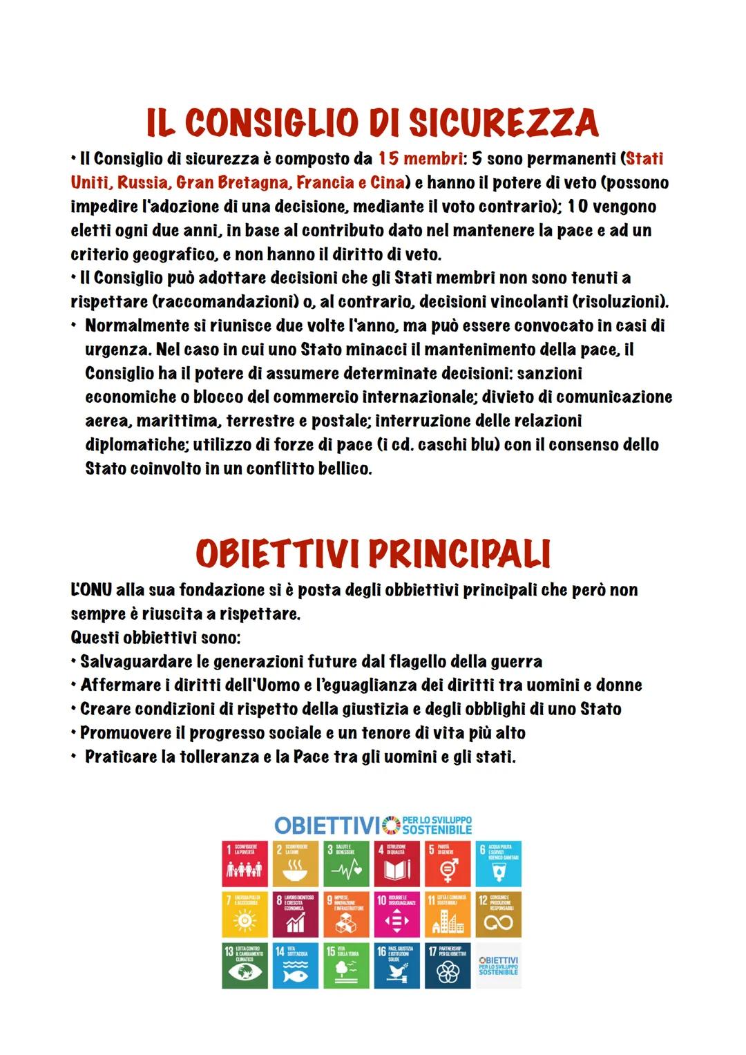 # L'ONU

L'ONU è nata nel 1945 dopo la seconda guerra mondiale
sottoscritta tra le cinque nazioni vincitrici della guerra e altri
45 stati.
