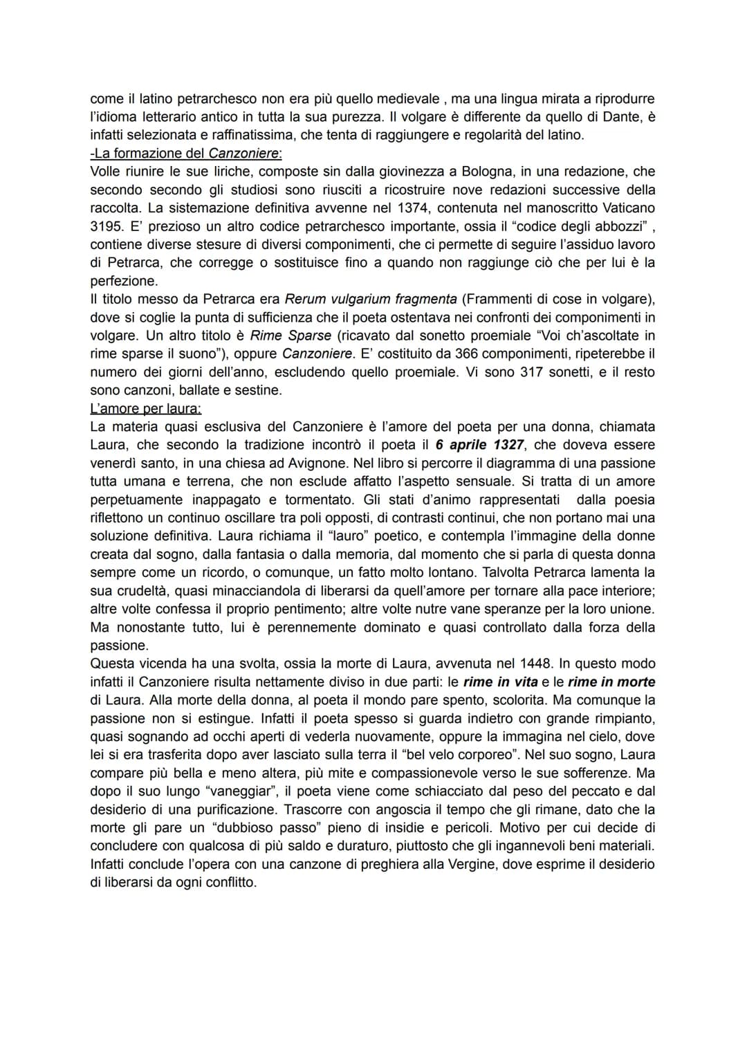 -Francesco Petrarca:
Francesco Petrarca nacque ad Arezzo il 20 luglio 1304, da una famiglia Fiorentina di
condizioni borghesi. Il padre, di 