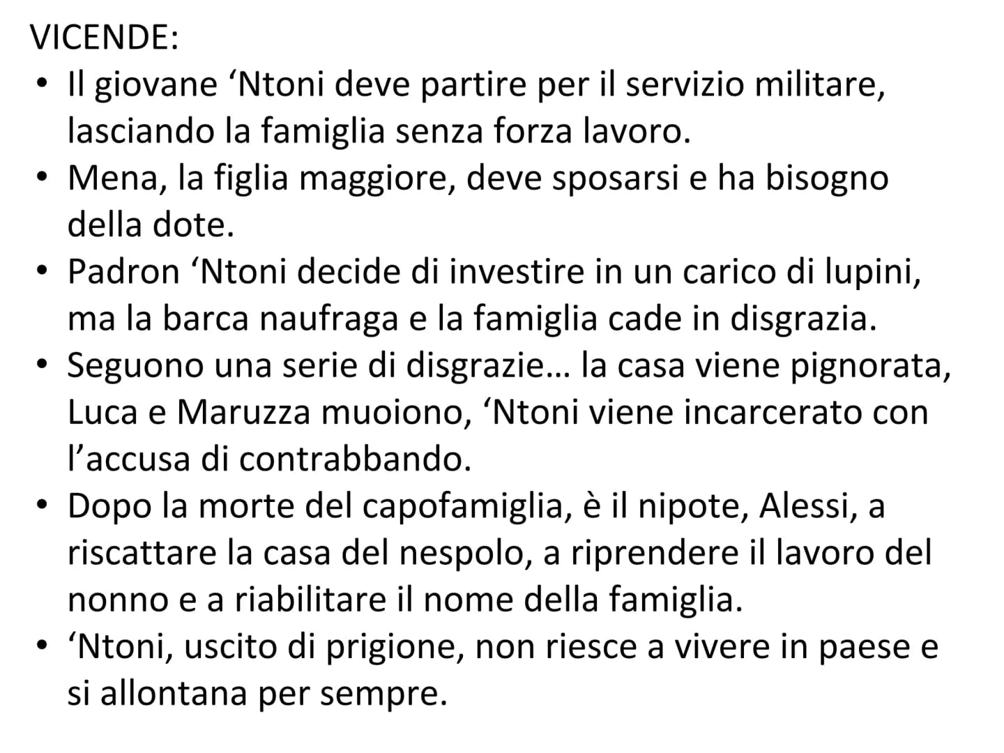 Realismo → corrente letteraria che aspira a rappresentare la
realtà così com'è, senza condizionamenti
NATURALISMO
(FRANCIA)
Soggetto preferi