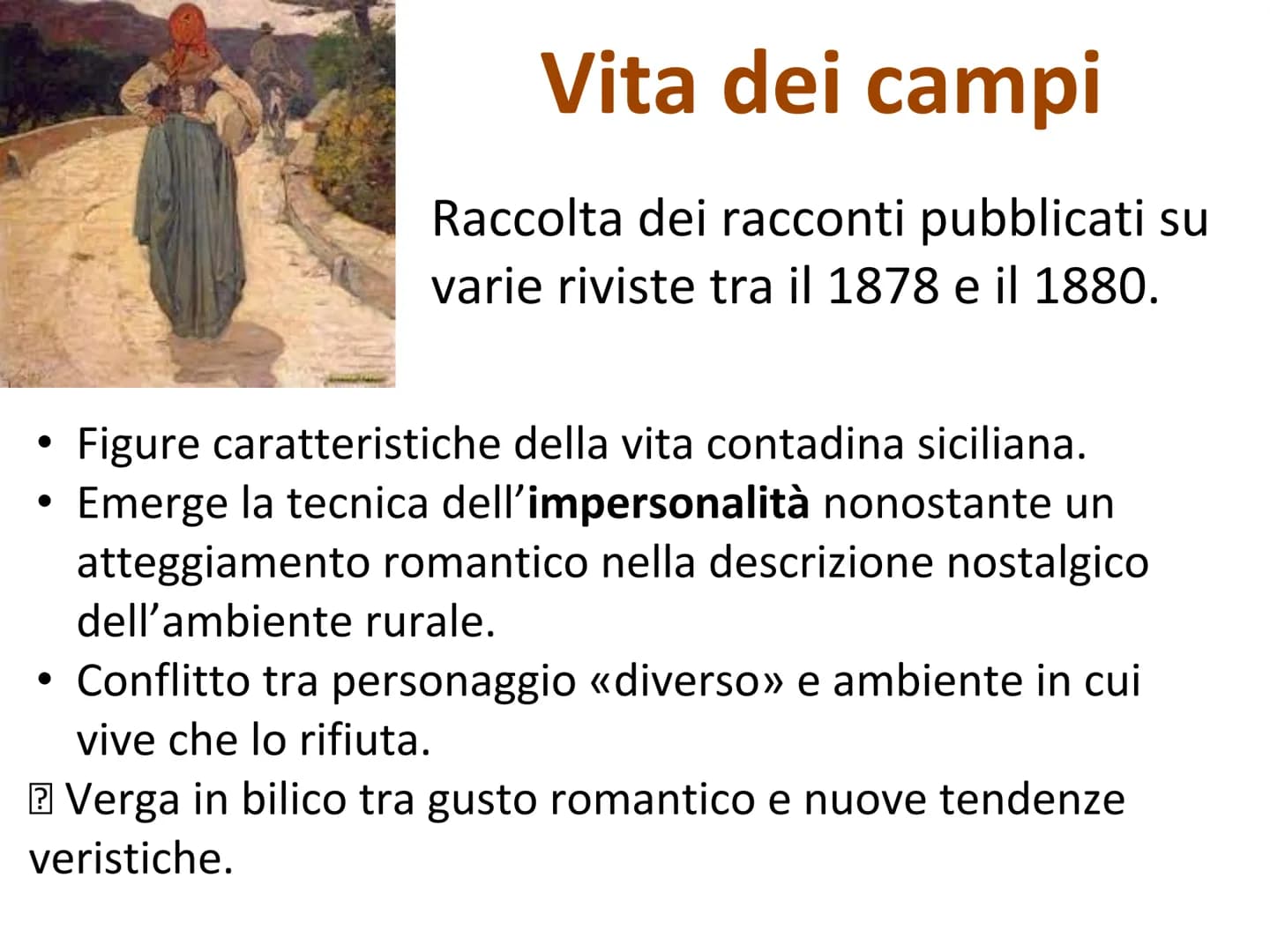 Realismo → corrente letteraria che aspira a rappresentare la
realtà così com'è, senza condizionamenti
NATURALISMO
(FRANCIA)
Soggetto preferi