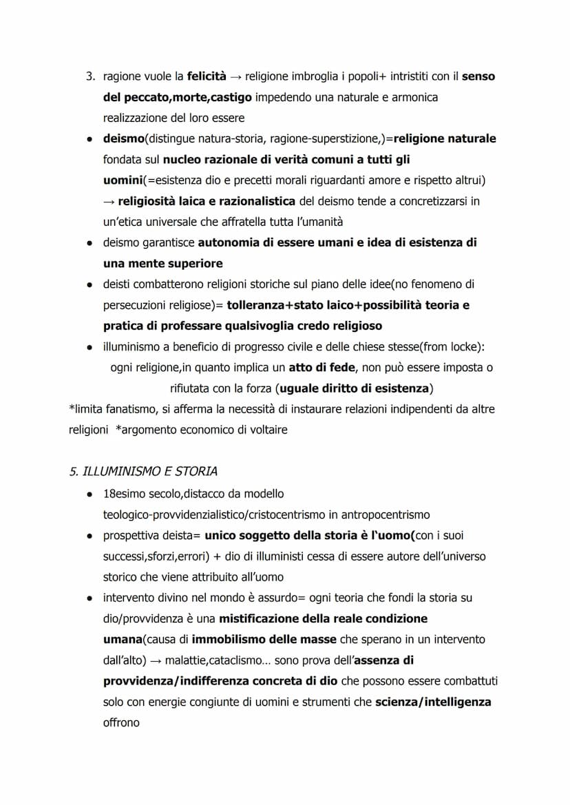 1. IL PROGRAMMA ILLUMINISTICO *18esimo secolo
• illuminismo mira ad esaltare i poteri razionali dell'uomo+avvalersi di
ragione in modo liber