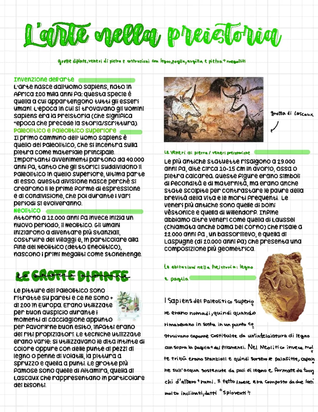 L’arte nella preistoria 