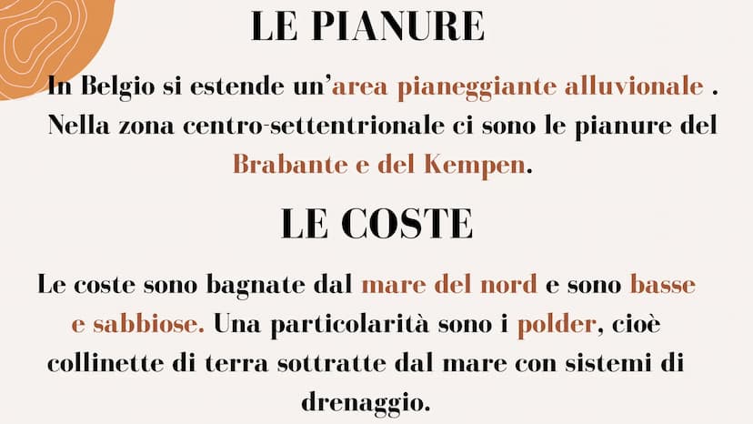 IL BELGIO INTRODUZIONE
Belgio è caratterizzato da 3 regioni naturali:
pianura, regioni collinari e i rilievi delle Ardenne.
Confina con la F