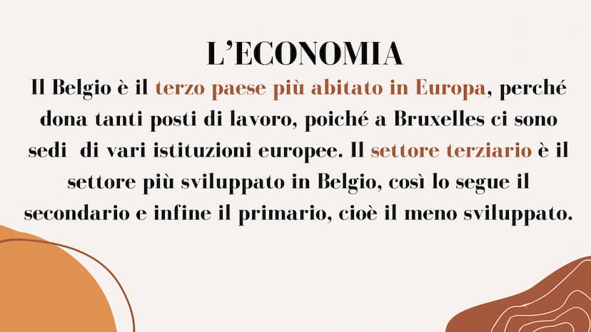 IL BELGIO INTRODUZIONE
Belgio è caratterizzato da 3 regioni naturali:
pianura, regioni collinari e i rilievi delle Ardenne.
Confina con la F