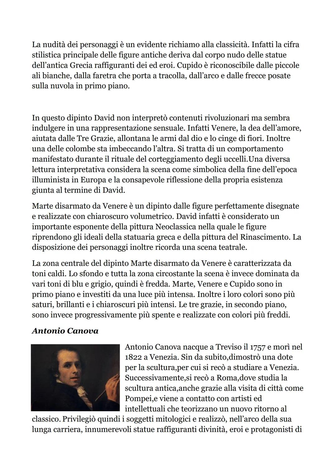 Neoclassicismo
Il Neoclassicismo è un movimento sviluppatosi dalla seconda metà del 1700
come conseguenza della cultura illuminista e di un'