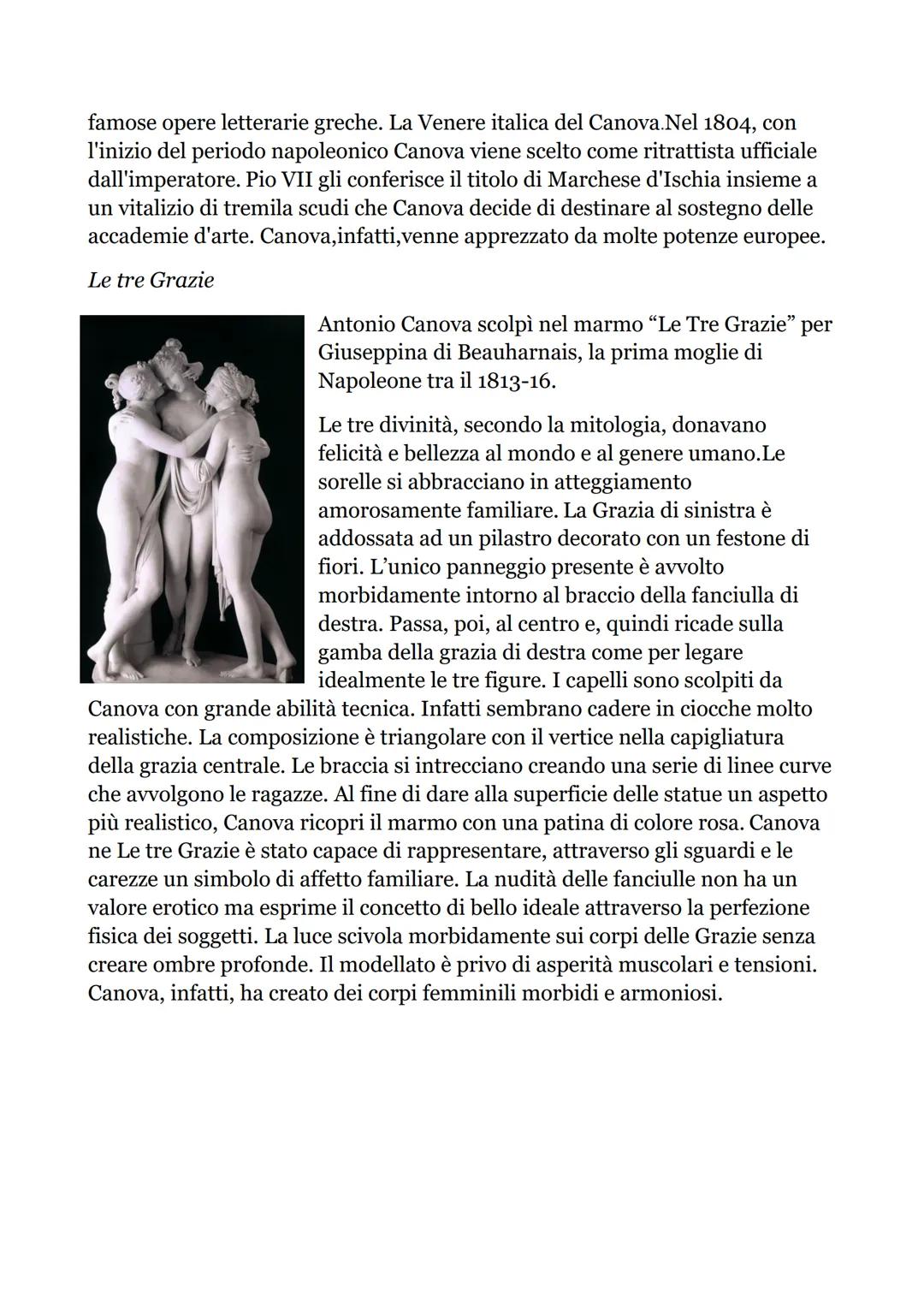 Neoclassicismo
Il Neoclassicismo è un movimento sviluppatosi dalla seconda metà del 1700
come conseguenza della cultura illuminista e di un'